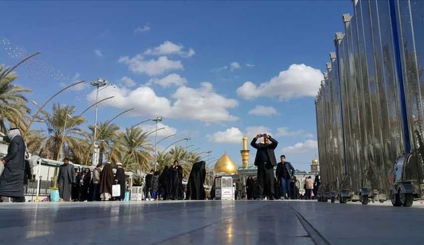 صور حديثة للعتبة الحسينية والعباسية المقدسة في كربلاء العراق