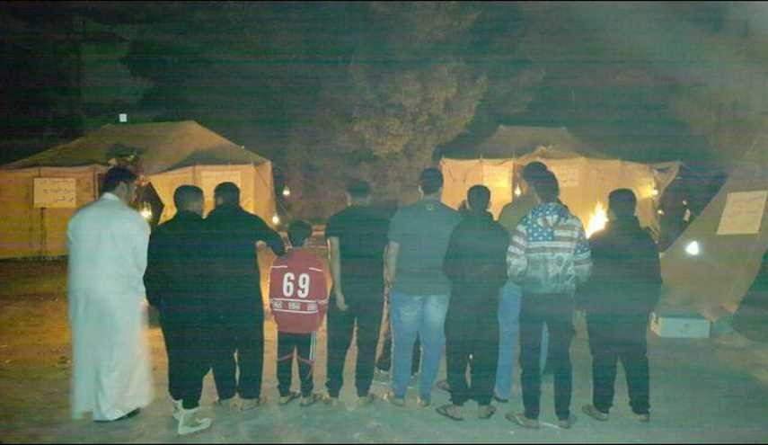 بالصور:أبناء القطيف يتضامنون مع سكان حي المسورة بـ العوامية رفضا لقرار السلطات هدم الحي ...