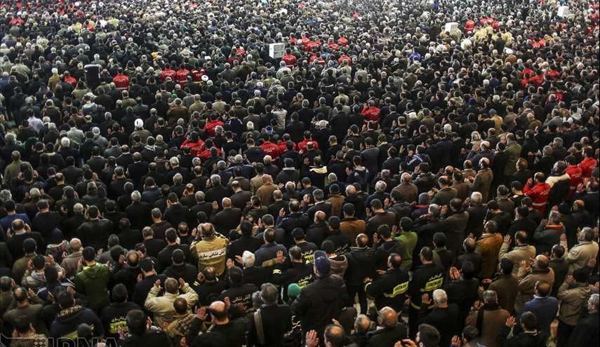 مراسم تشييع شهداء رجال الاطفاء في حادث بلاسكو (2)