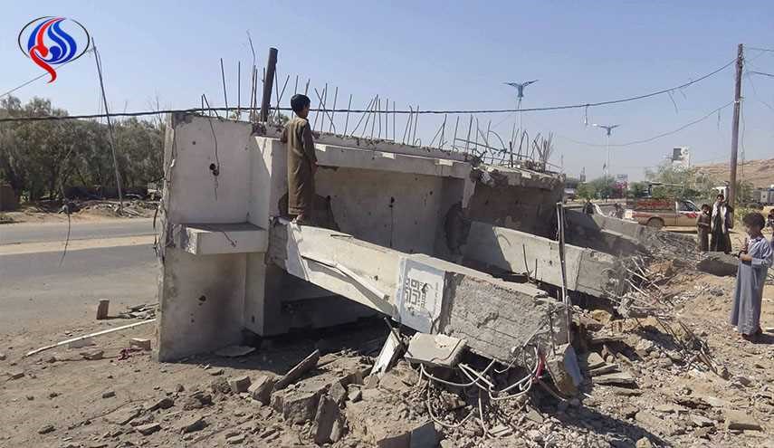 طيران العدوان السعودي يستهدف مزارع الجر بحجة