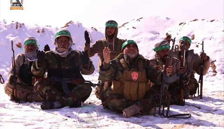 بالصور..يوميات قوات الحشد الشعبي العراقي وسط الثلوج والبرد في الموصل العراقية