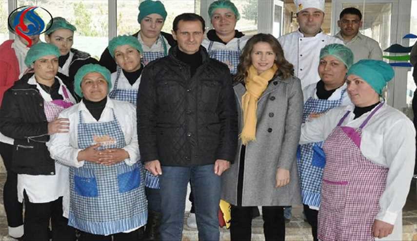 تصاویر؛ بشار اسد به زادگاه خود رفت