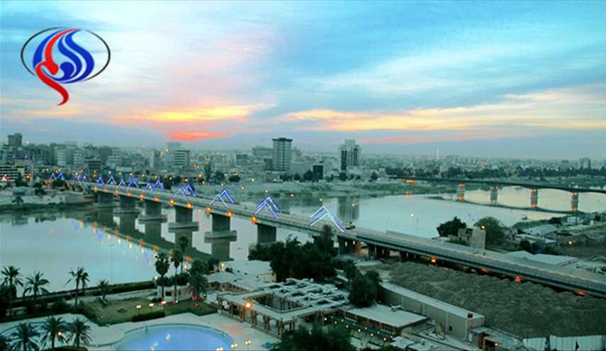 إغلاق جسر الجمهورية وسط بغداد بالجدار الكونكريتي