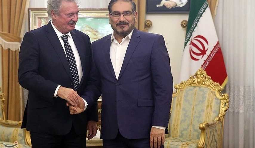 شمخاني يستقبل وزير خارجية لوكسمبورغ