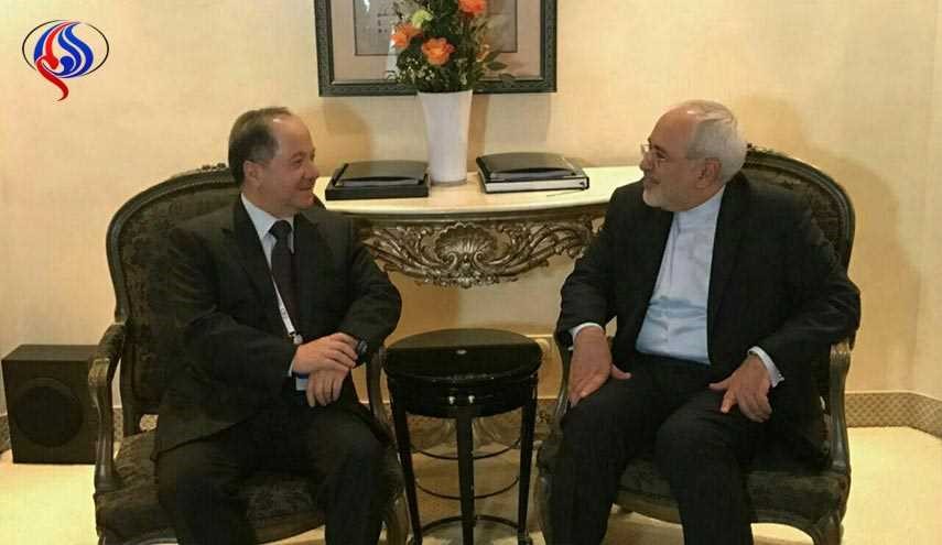 ظریف با مسعود بارزانی دیدار کرد