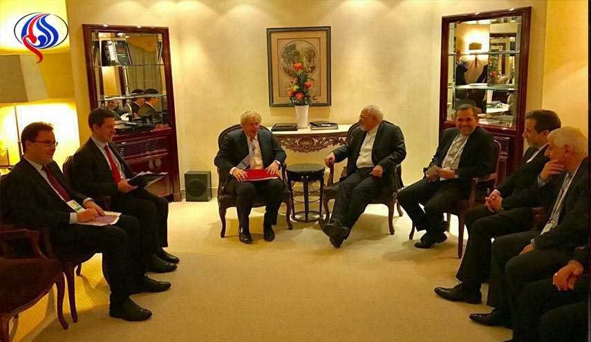 ظریف با وزرای خارجۀ انگلیس و عمان دیدار کرد