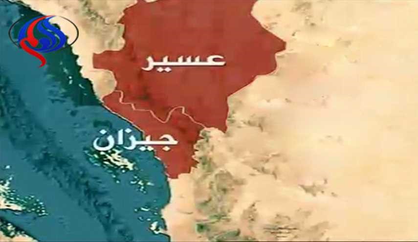 صواريخ تدك معسكرا وتجمعات لجيش العدوان السعودي بجيزان