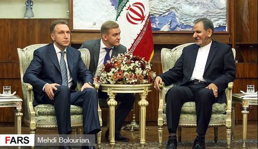 دیدار معاون نخست وزیر روسیه با معاون اول رئیس جمهور | تصاویر