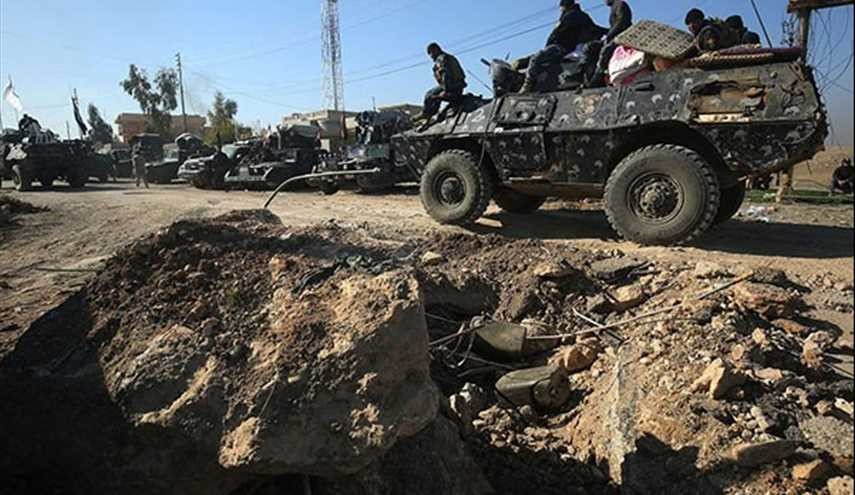 القوات العراقية بدفع طريقهم إلى الحافة الجنوبية من الموصل