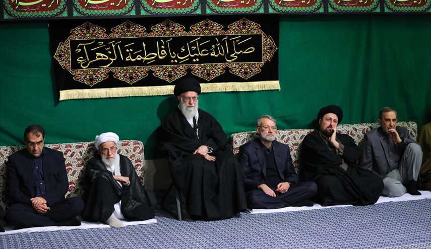 بالصور.. قائد الثورة يرعى مراسم الليلة الثانية لذكرى استشهاد بضعة الرسول (ع)