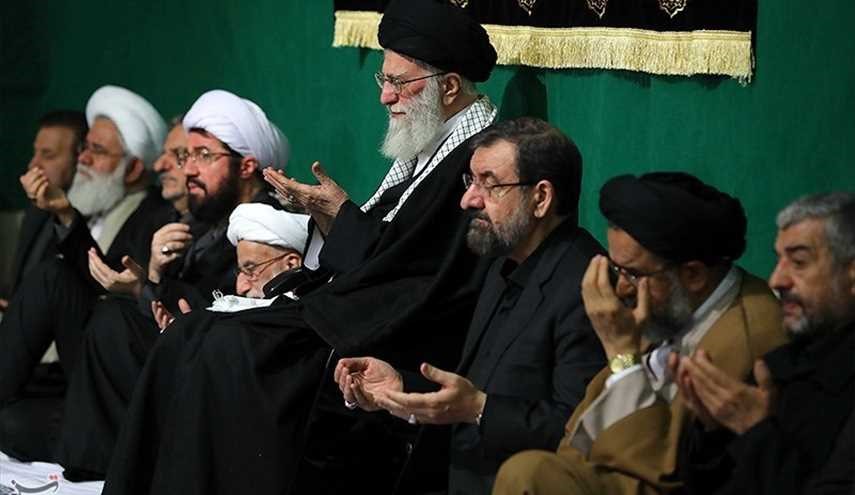 مراسم عزاء بضعة النبي المصطفى (ص) الزهراء البتول (ع) بمشاركة الإمام الخامنئي