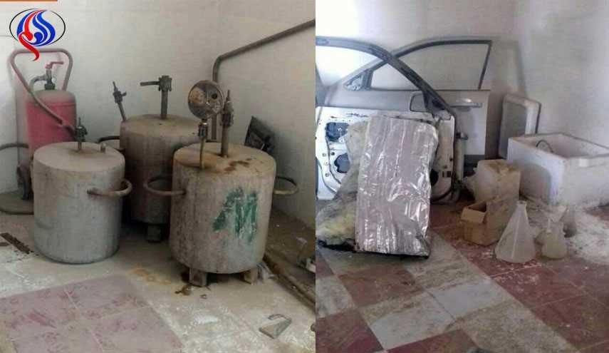 بالصور//العثور على معملين لداعش بالموصل.. ماذا كان ينتج فيهما؟