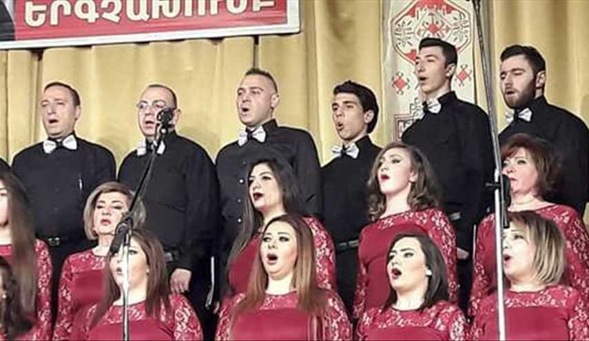 صور من حفل كورال اسبنتريان بقيادة د. سركيس اسكانيان في مدينة حلب