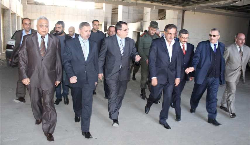 بالصور ..تفقّد أمين فرع حلب للحزب القاضي فاضل نجار حسن سير عمل القصر العدلي في حلب