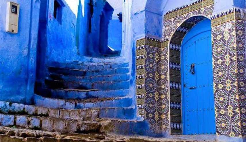 بالصور...المدينة الزرقاء