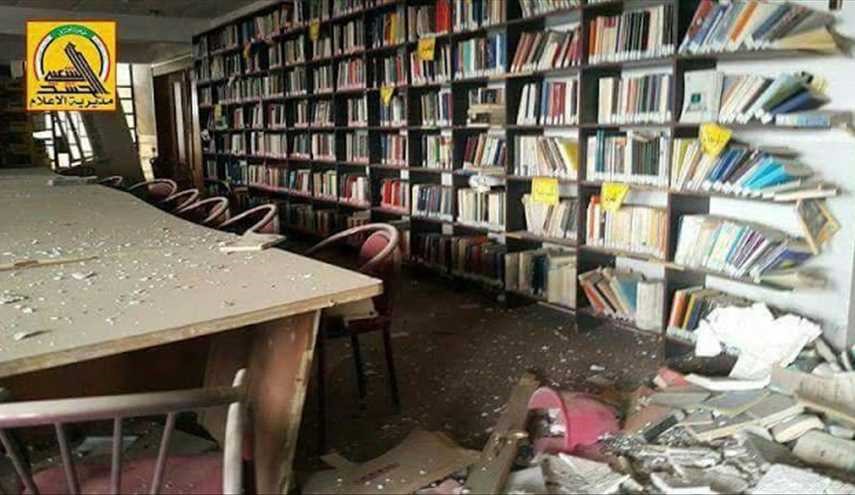 بالصور..قوات الحشد الشعبي العراقي تفكك القنابل التي زرعها إرهابيو