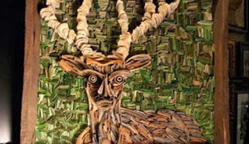 خلق منحوتات فنية رائعة من 