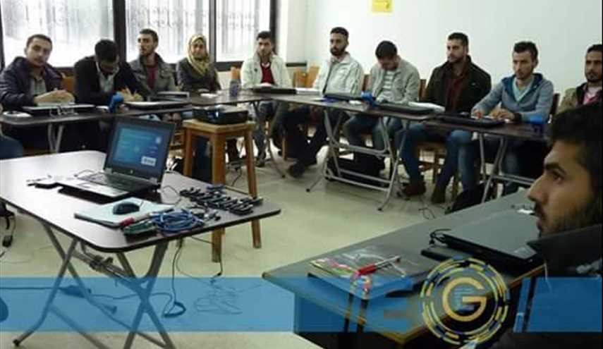 صور لأول مخبر روبوتات بجامعة تشرين السورية