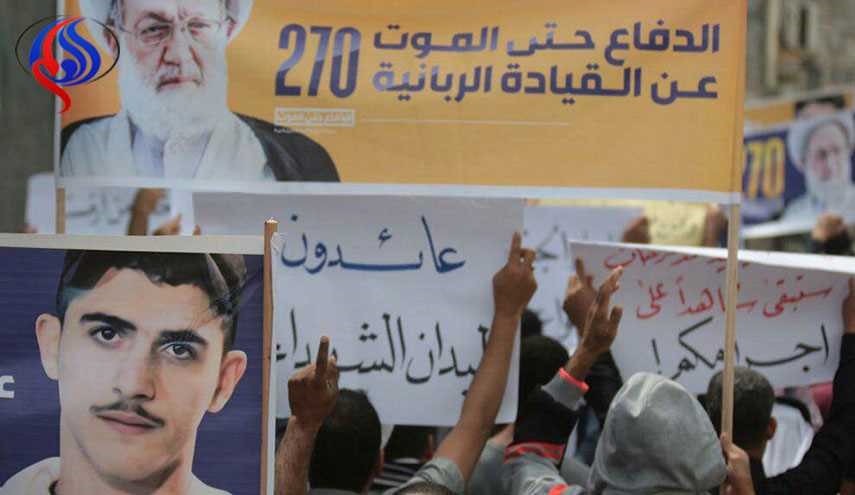 بالصور/ تظاهرة حاشدة بالدراز تنديدا بمنع صلاة الجمعة وقتل الشهيد سهوان
