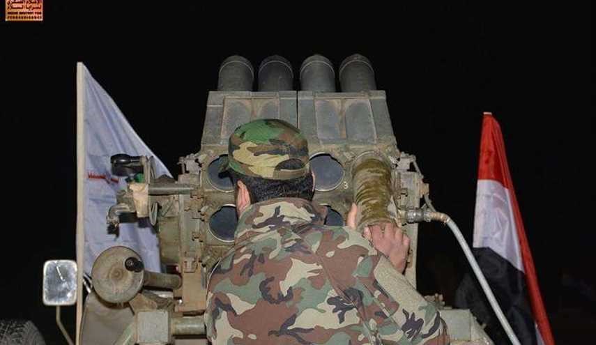 قوات الحشد الشعبي العراقي مع القوات الأمنية تشن هجوماً مُباغتاً على ارهابيي
