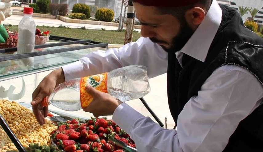 بالصور ..فاكهة دمشق في فصل الربيع