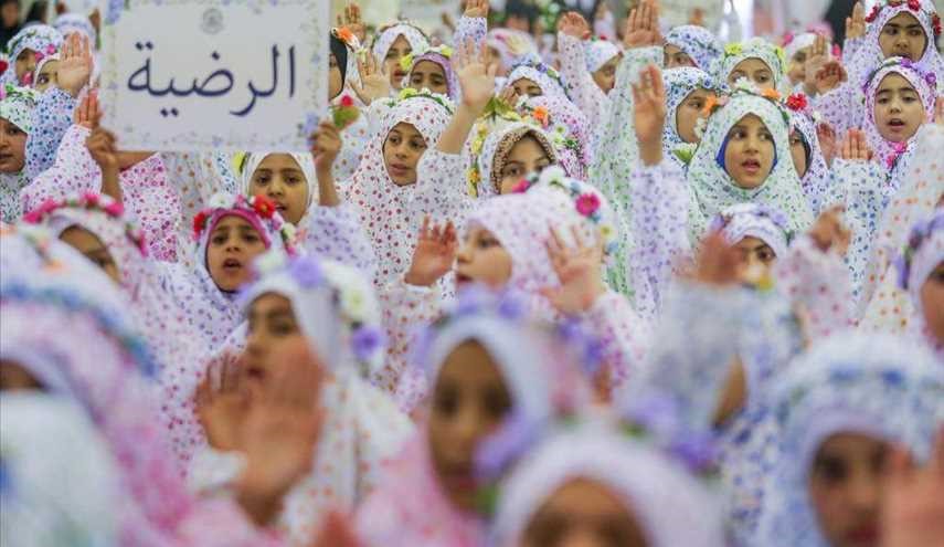 بالصور النجف الاشرف تشهد حفل تتويج (1000) فتاة مكلفة برعاية العتبة العلوية المقدسة
