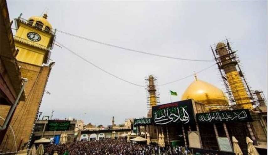 مليونَا زائر أحيوا مراسيم زيارة الإمام الهادي (ع) في ذكرى استشهاده