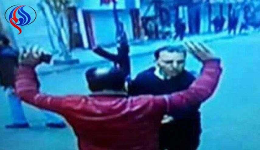 بالصورة.. لحظة تصدي الشهيد 