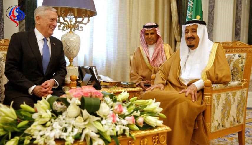 وزیر دفاع آمریکا در ریاض با ملک سلمان دیدار کرد
