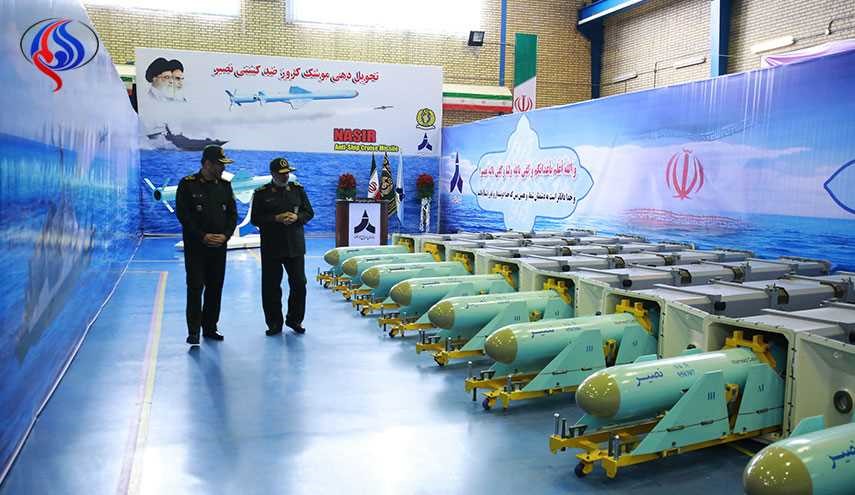 بالصور:الحرس الثوري يتسلم صواريخ كروز محلية جديدة مضادة للسفن