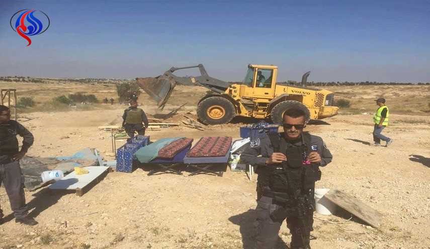 بالصور: للمرة 112 على التوالي..الاحتلال يهدم قرية العراقيب بالنقب