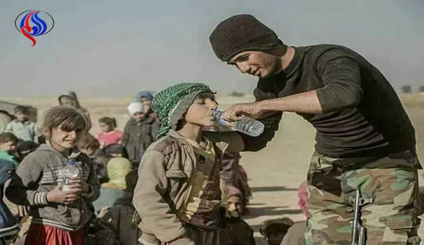 قضاء الحضر.. الحشد يفكك العبوات الناسفة ويستقبل النازحين+صور