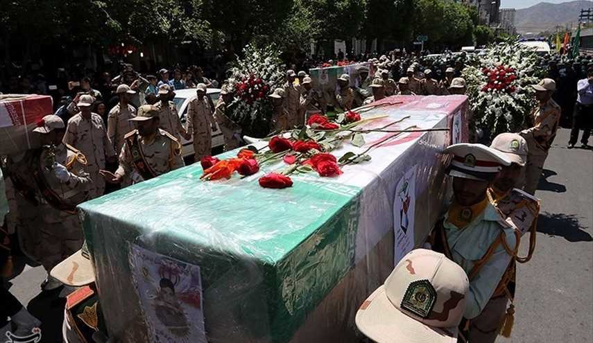 جنازة شهداء حرس الحدود الإيراني