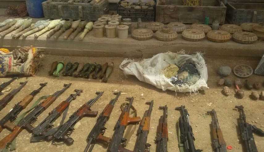 قوات الحشد الشعبي العراقي تضبط أسلحة وعتاد لإرهابيي