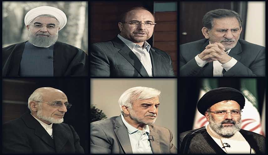الفعاليات الانتخابية لمرشحي الرئاسة الايرانية من خلال الصور