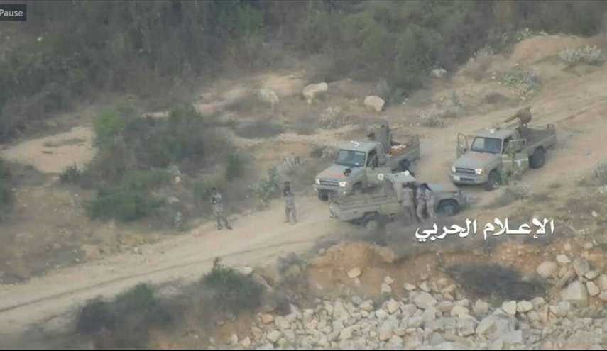 بالصور..جنود سعوديون ينتشلون قتلاهم في جيزان