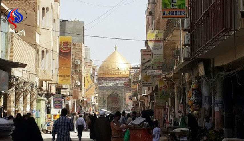 اندلاع حريق بإحدى الحسينيات المجاورة للعتبة العلوية.. اليكم التفاصيل