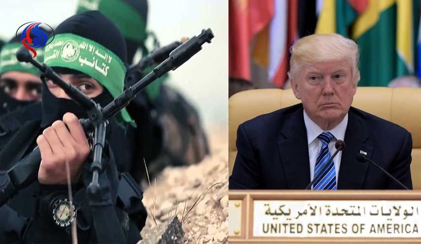 حماس تحتج على وصف ترامب لها بـ