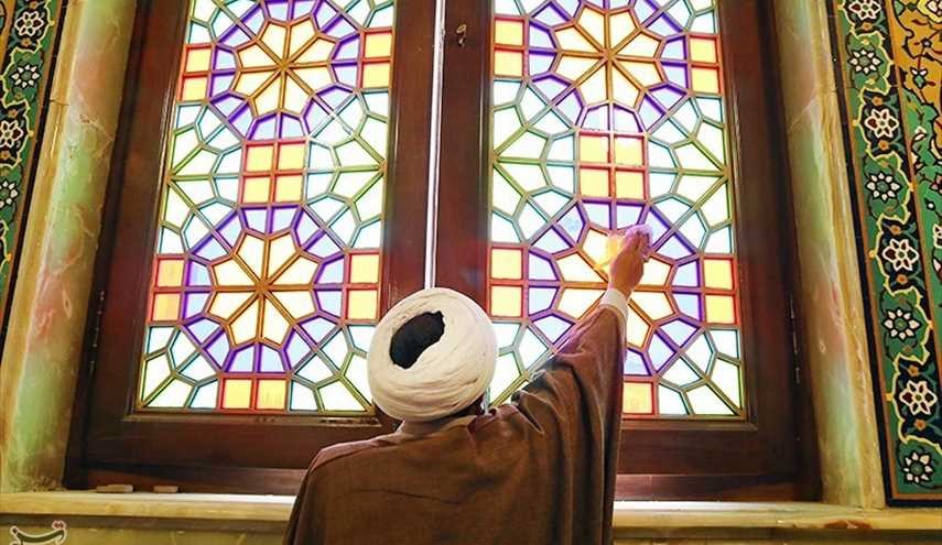 إزالة الغبار من المساجد على أعتاب شهر رمضان المبارك