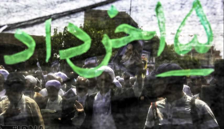 قم/ راهپیمایی به مناسبت قیام خونین 15 خرداد سال 1342/ تصاویر