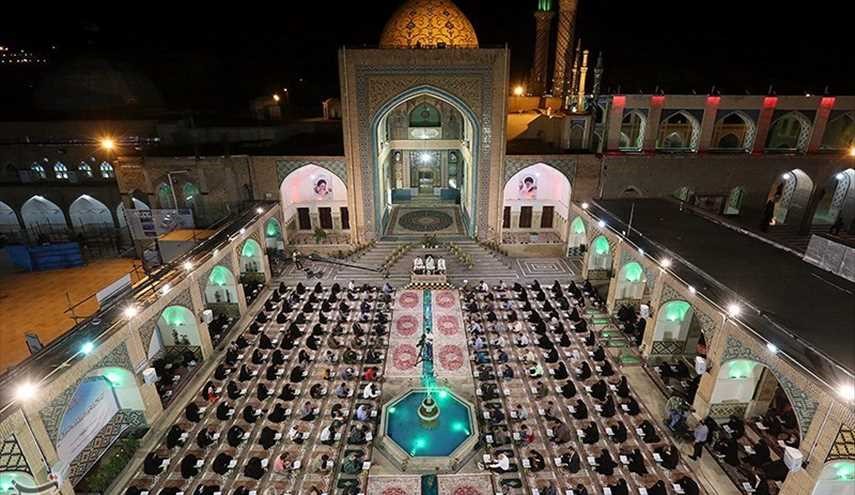 مراسم جزء خوانی در حرم هلال بن علی(ع) - آران و بیدگل | تصاویر