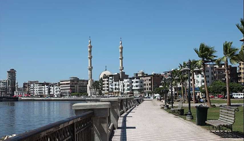 مدينة دمياط في اقصى شمال مصر