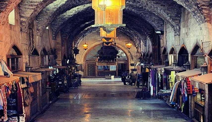 خان الشونة الاثري أحد أسواق حلب القديمة السورية