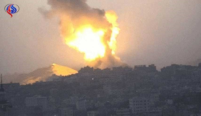 طيران العدوان السعودي يدمر منتجع سوفيتيل السياحي بتعز+صور