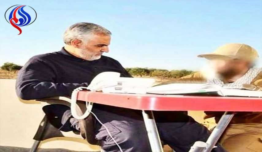 میز کار سرلشکر سلیمانی