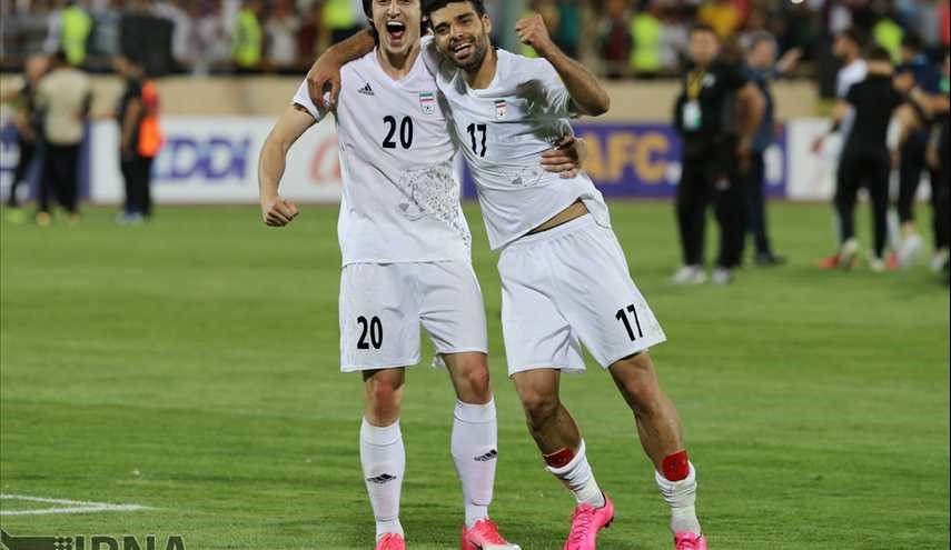 فوز المنتخب الايراني لكرة القدم على المنتخب الاوزبكي / صور