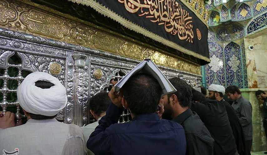 مراسم احياء الليلة التاسعة عشر من شهر رمضان في مقام السيدة المعصومة ( ع)