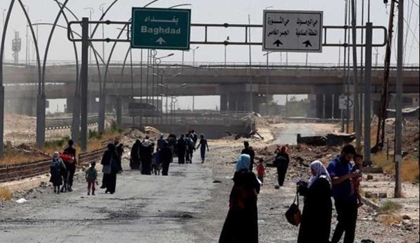 العراقيون يفرون من مدينة الموصل القديمة