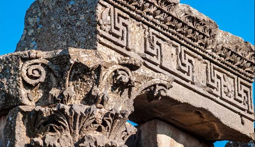 آثار مدينة الصنمين في محافظة درعا السورية