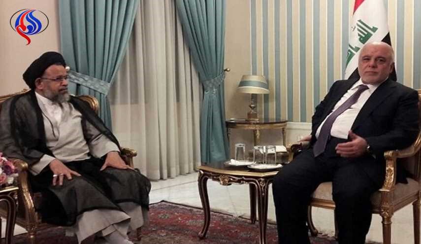 محادثات بين وزير الامن الايراني ورئيس الوزراء العراقي